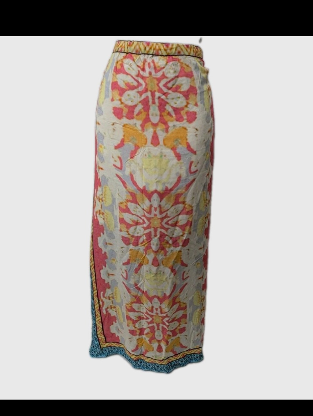 Sundance Resort Boho Maxi Skirt L Scarf Print #2140 - Picture 5 of 8